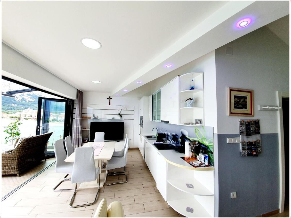 Apartments Palada 1 Baska  Bagian luar foto