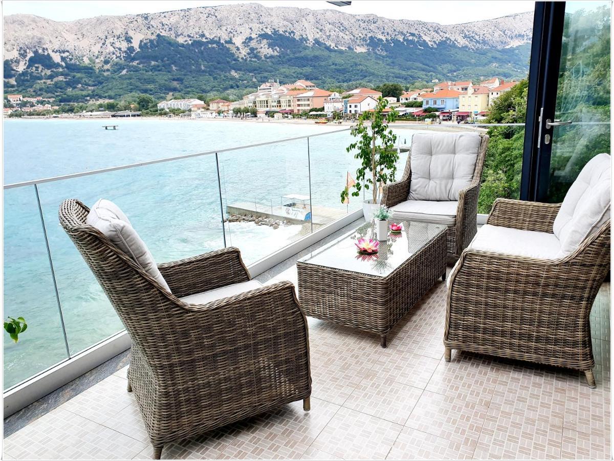Apartments Palada 1 Baska  Bagian luar foto