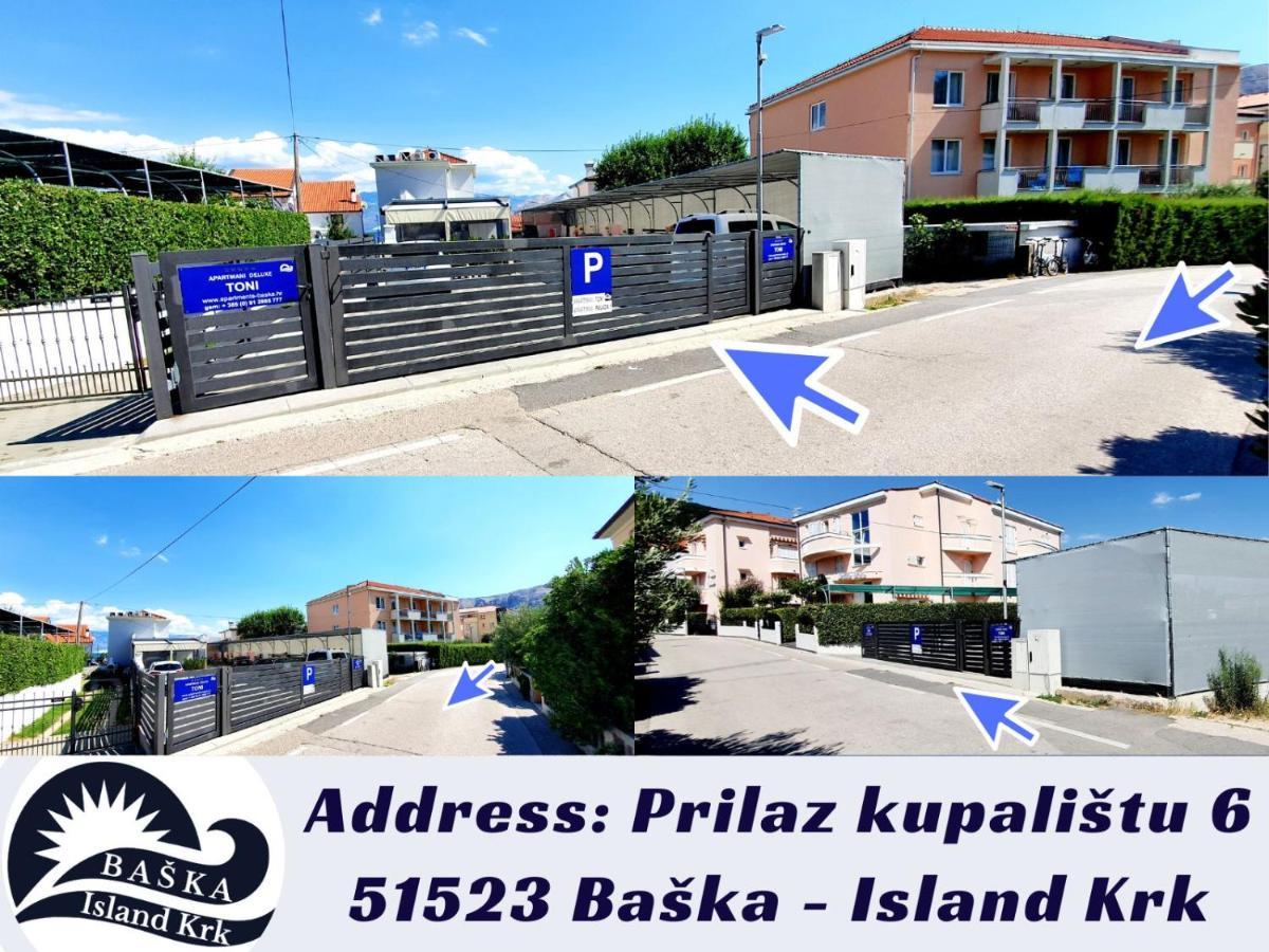 Apartments Palada 1 Baska  Bagian luar foto
